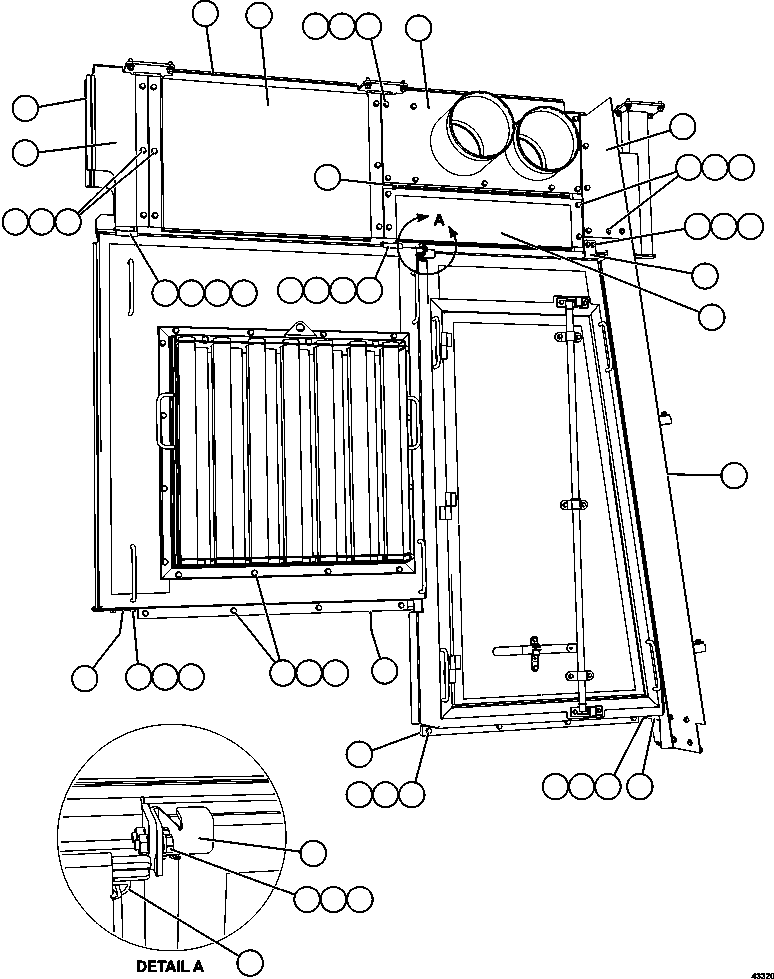 PANEL, UPPER 58B-80-10030 KOMATSU