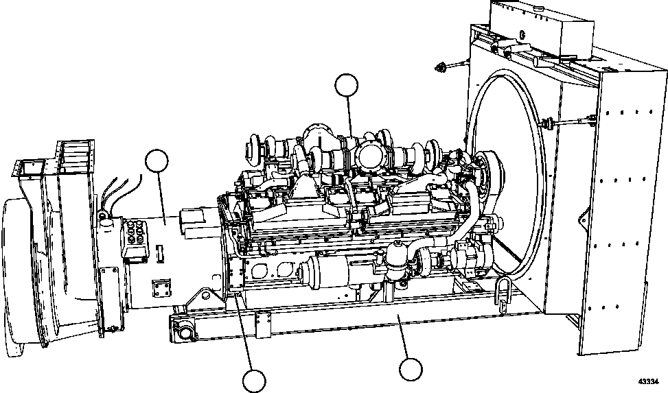 ENGINE (ORDER FROM FACTORY) PC3371 KOMATSU