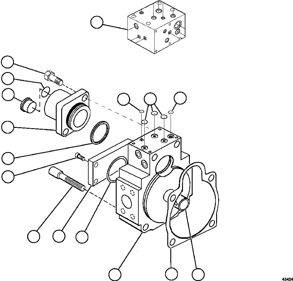 (2) INCLUDED IN 58B-98-00520 CONTROL ASSEMBLY KIT. 58B-98-00520 KOMATSU