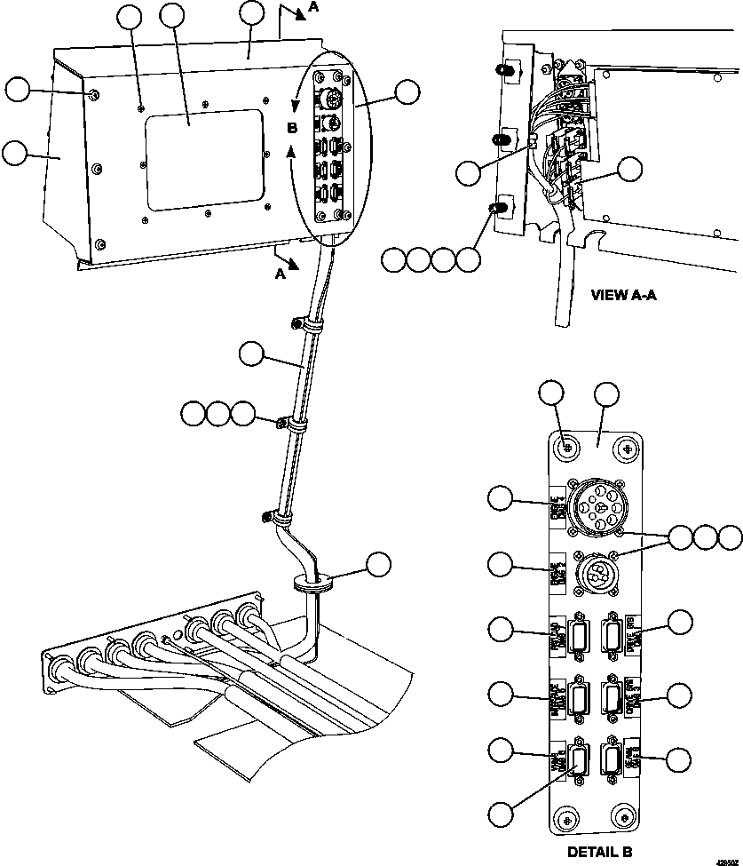 PANEL, DIAGNOSTIC INFORMATION DISPLAY (DID) 58B-06-00110 KOMATSU