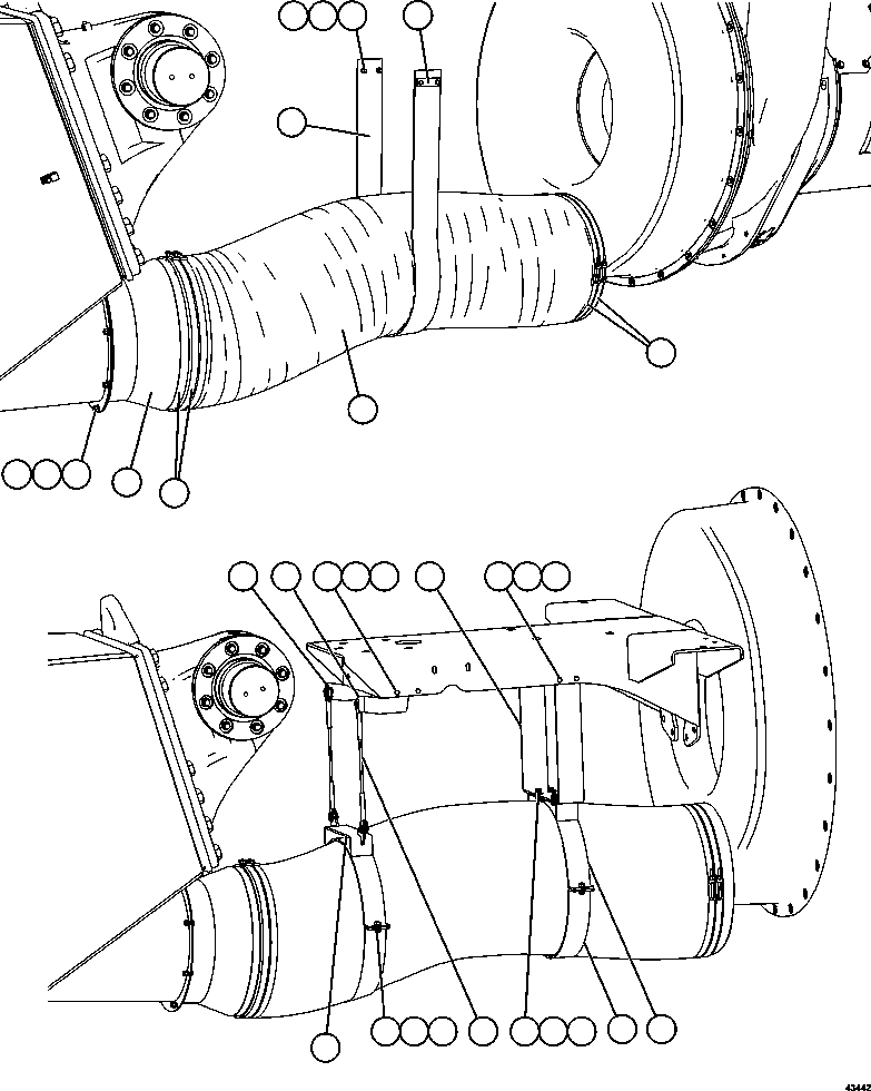 Кабель в сборе 58E-90-00000 KOMATSU