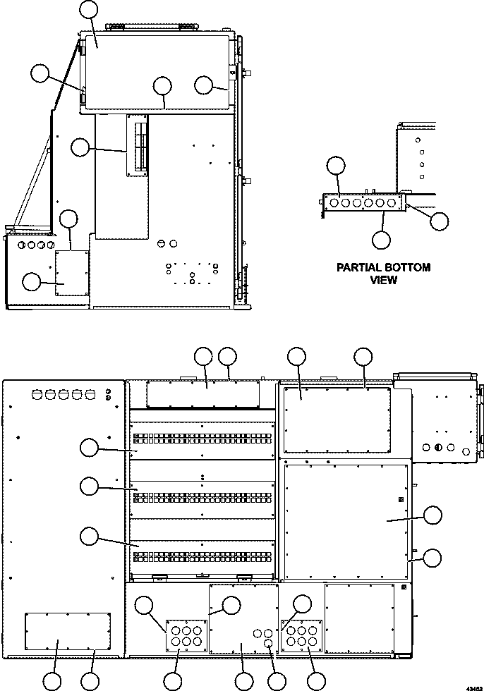 Крышка 58E-43-00460 KOMATSU