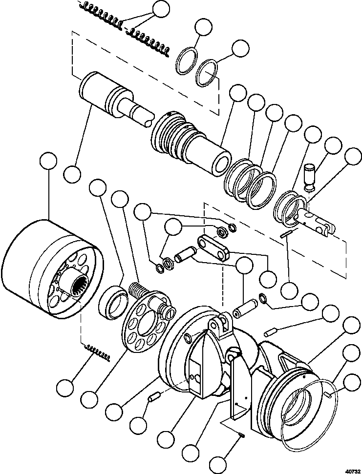 (2) INCLUDED IN BF2613 BEARING KIT. BF2613 KOMATSU