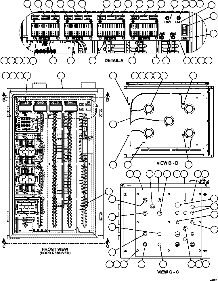 LABEL, FUSE BLOCK WB4035 KOMATSU