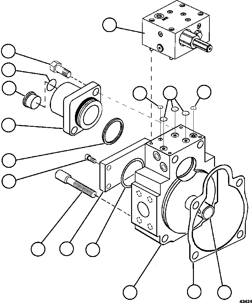 CONTROL ASSEMBLY (2) (SEE INDEX) 58E-98-00370 KOMATSU