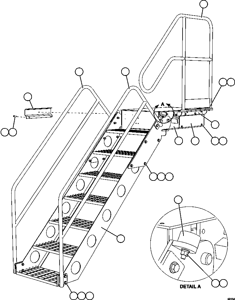 Винт с головкой - 1/2" - 13NC X 1" XA5660 KOMATSU