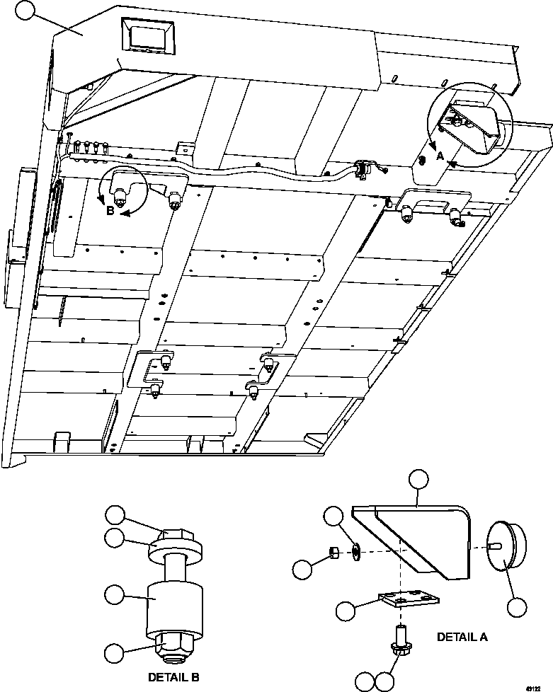 DECK, RH 58E-54-04760 KOMATSU