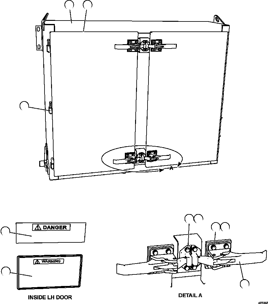 CABINET 58E-54-03920 KOMATSU