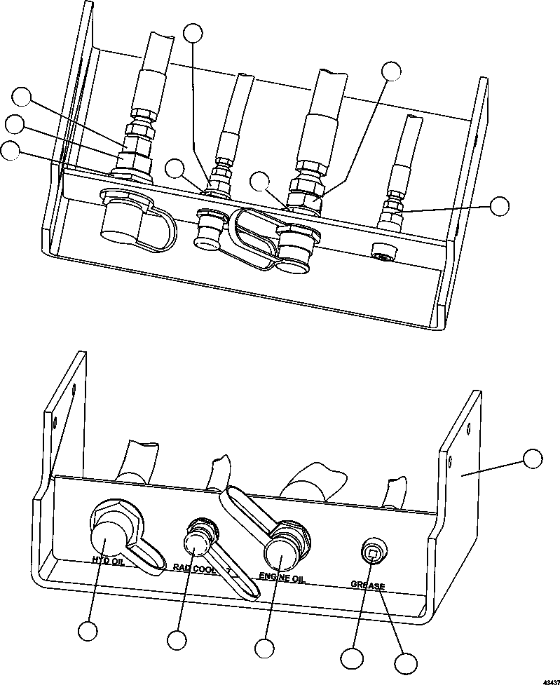 MOUNT, RECEIVER 58E-04-00080 KOMATSU