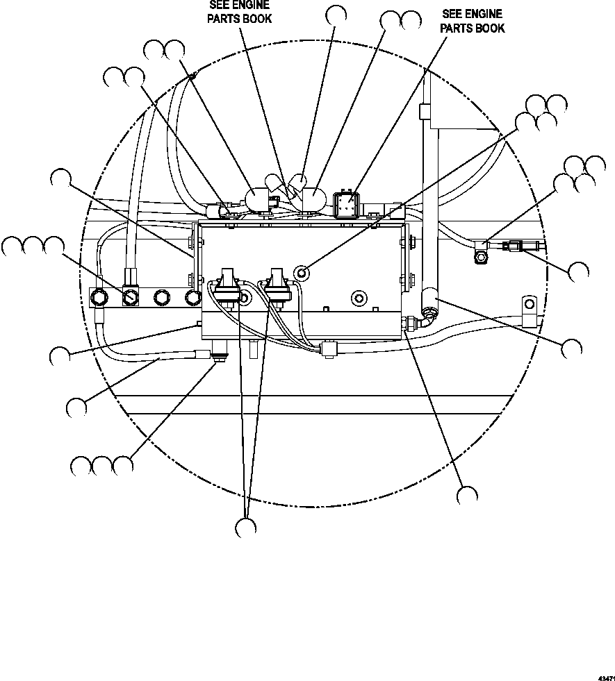 HARNESS, PRELUBE 58E-06-01780 KOMATSU