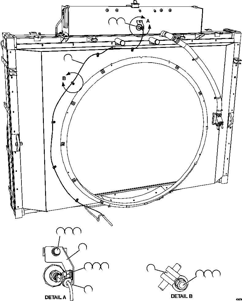 HARNESS, EXTERNAL ENGINE 58E-06-01240 KOMATSU