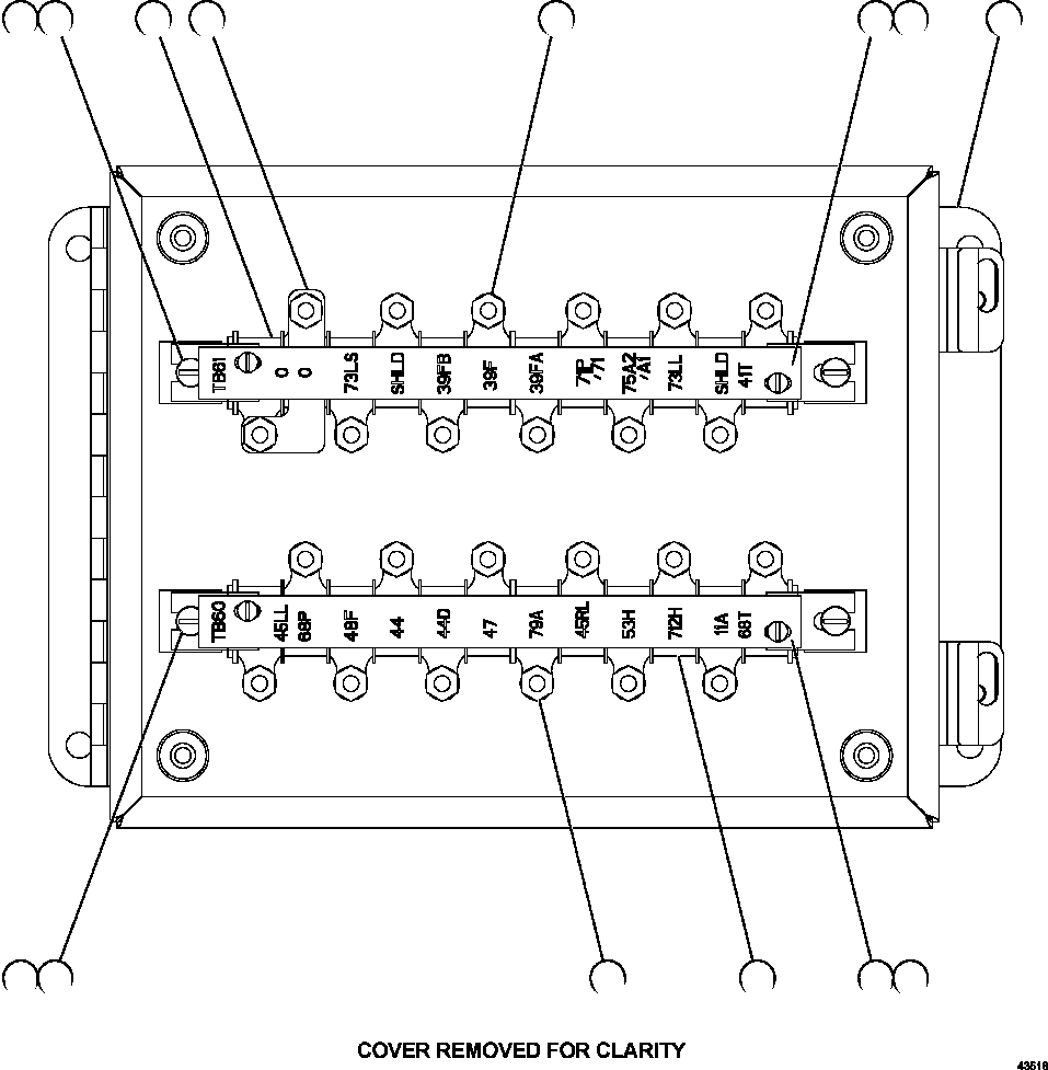 STRIP, CIRCUIT ID (TB60) 58E-06-10251 KOMATSU