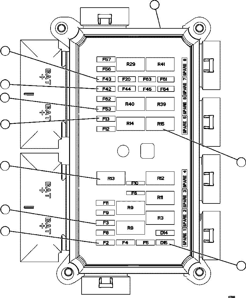 Предохранитель - 25 AMP 58E-06-20140 KOMATSU