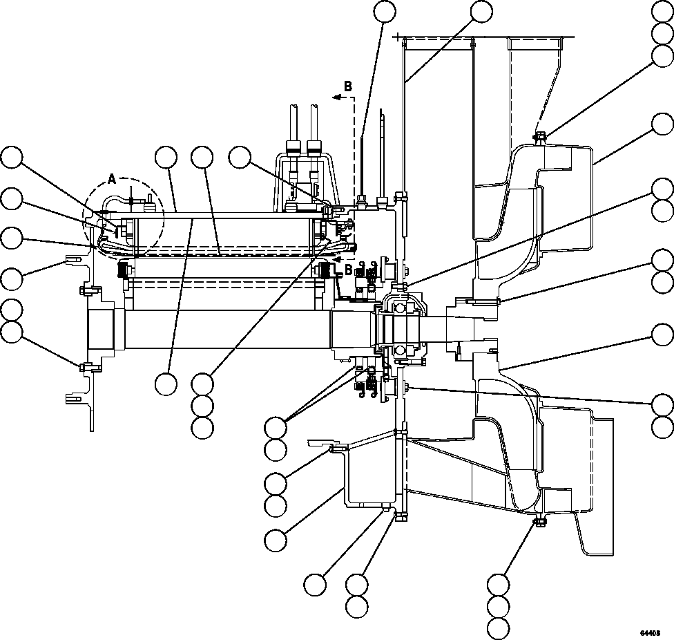 ROTOR ASSEMBLY (SEE INDEX) 58E-06-03060 KOMATSU
