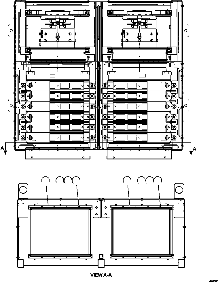 Рама 58E-06-03780 KOMATSU