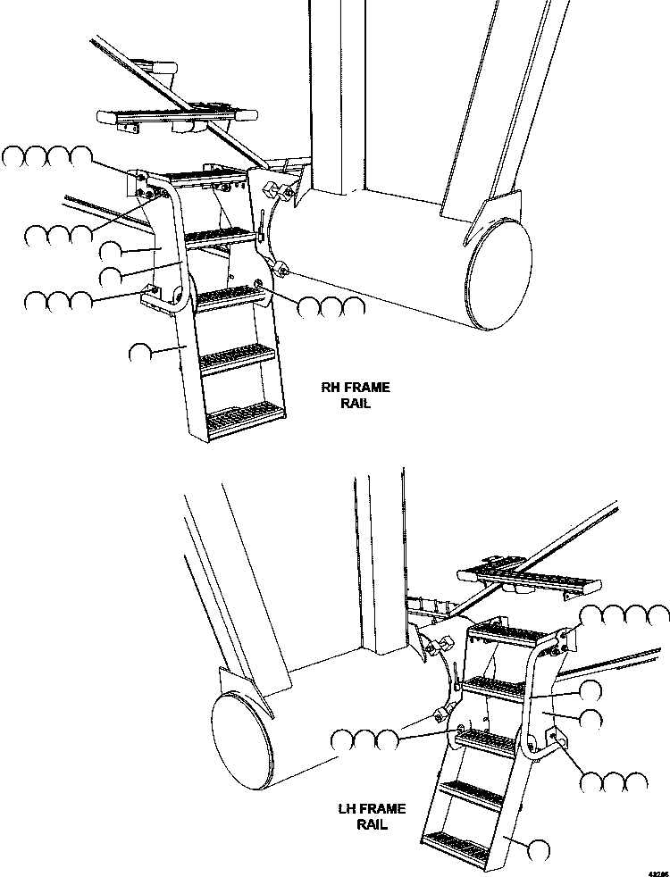 STEPS - RH 58E-80-02260 KOMATSU
