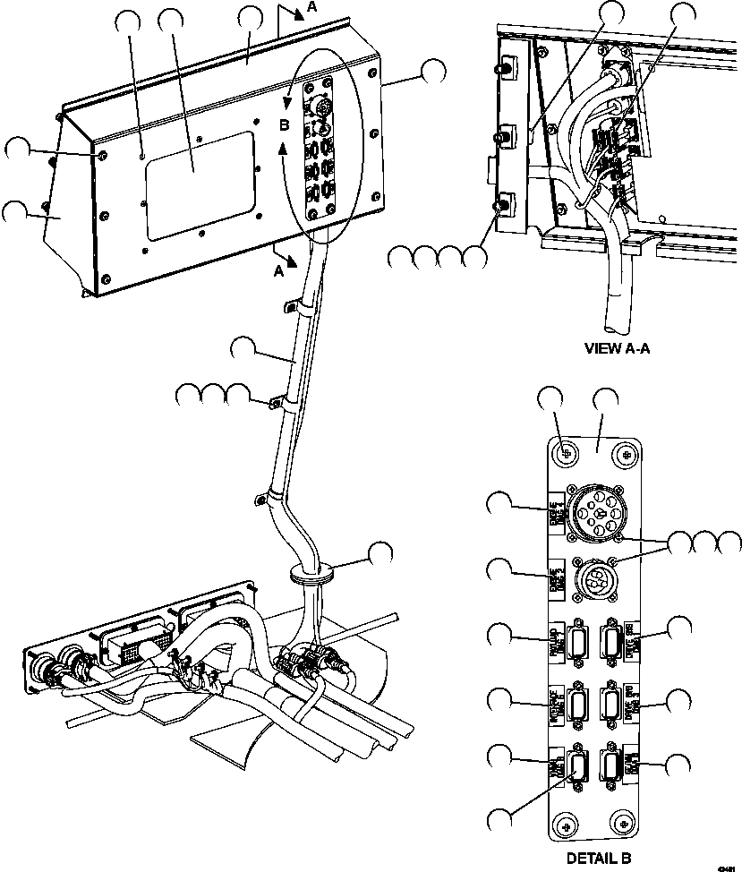 Винт с потайной головкой - #10 - 32NF X 5/8" 58F-80-00040 KOMATSU