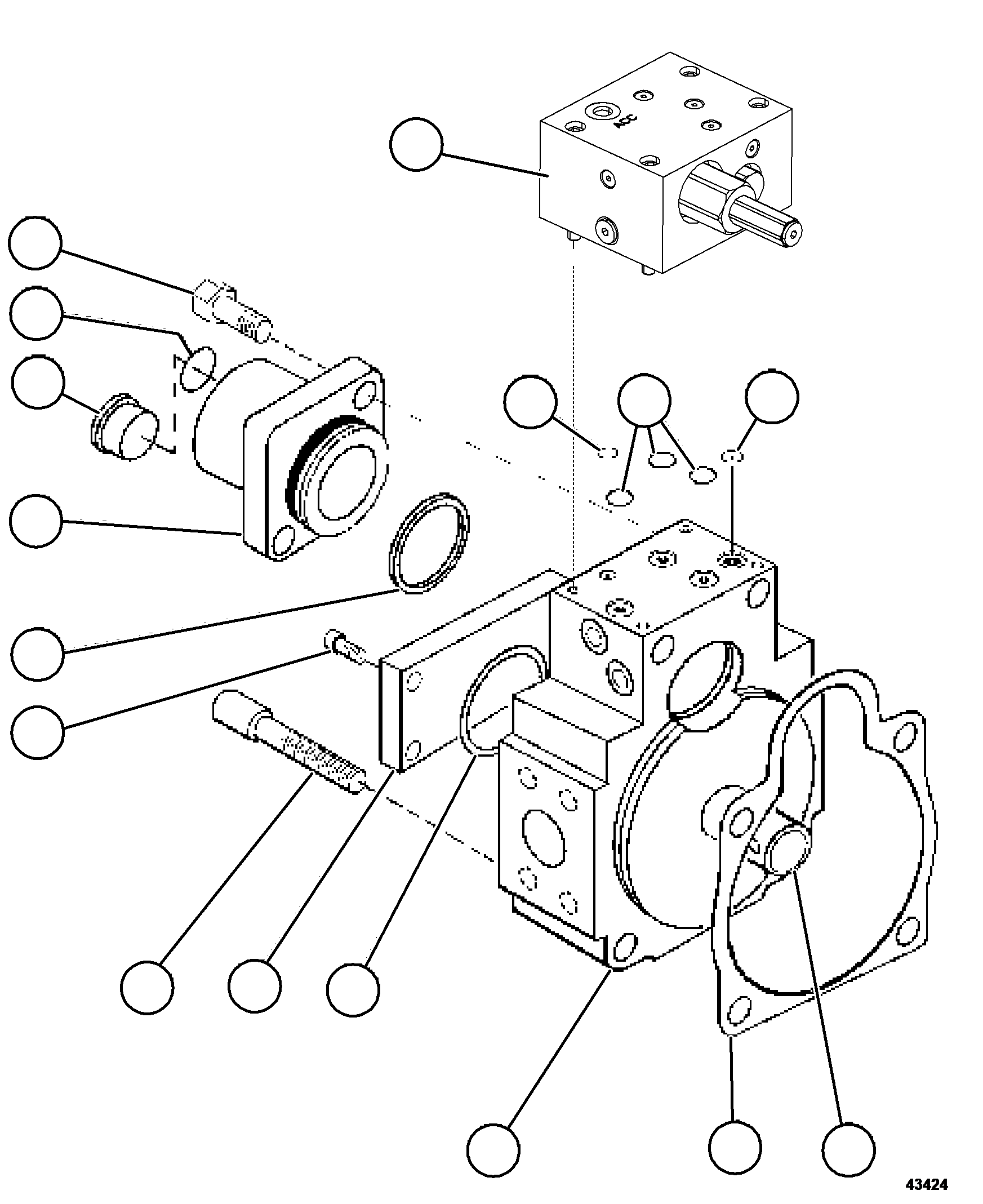 CONTROL ASSEMBLY (2) (SEE INDEX) 58E-98-00360 KOMATSU