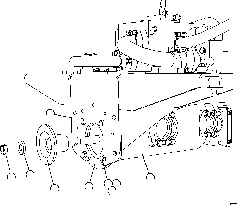 Плоская шайба - 3/4" WA4370 KOMATSU