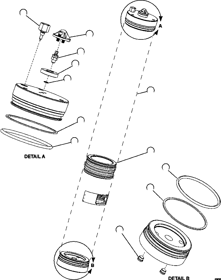 SEAL (2) 58B-60-20140 KOMATSU