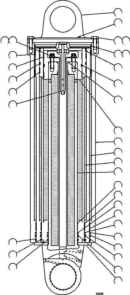 NOTE: (1) INCLUDED IN 58E-HC-AK010 REPAIR KIT. 58E-HC-AK010 KOMATSU