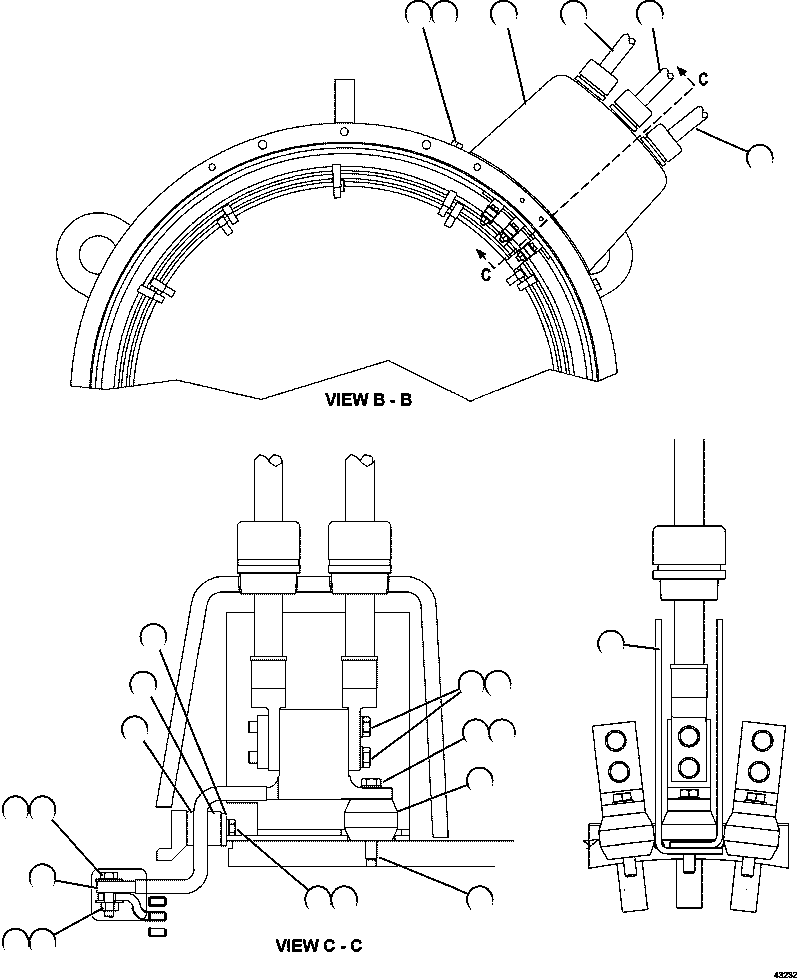 NOTE: (1) INCLUDED IN 58F-MA-AK010 ALTERNATOR OVERHAUL KIT. 58F-MA-AK010 KOMATSU