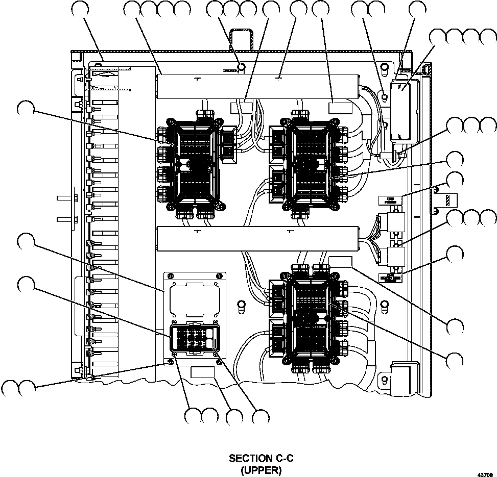 VEHICLE ELECTRICAL CENTER - VEC-91 (SEE INDEX) 58E-06-20060 KOMATSU