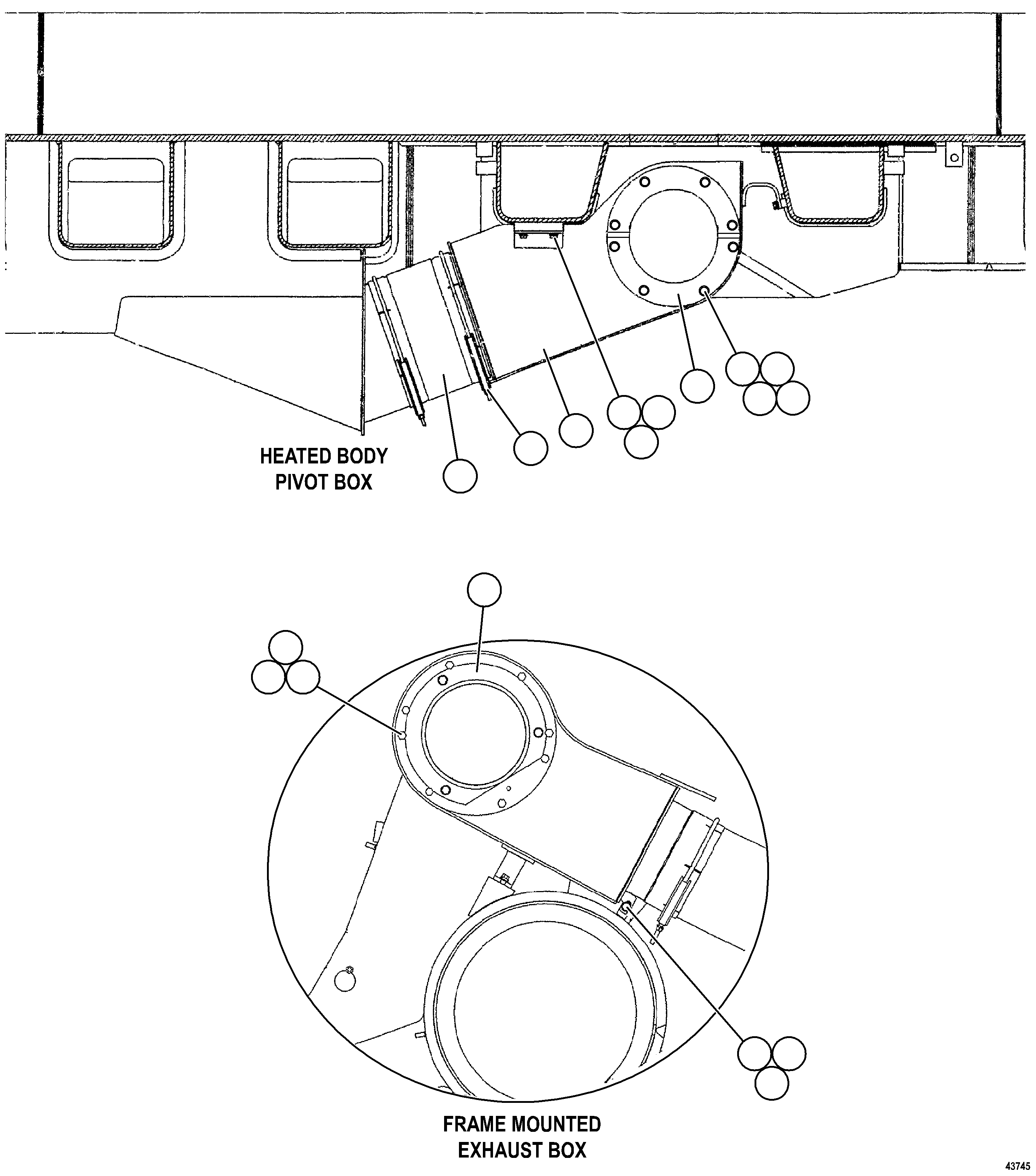 SEAL, EXHAUST PIVOT 58E-02-10190 KOMATSU