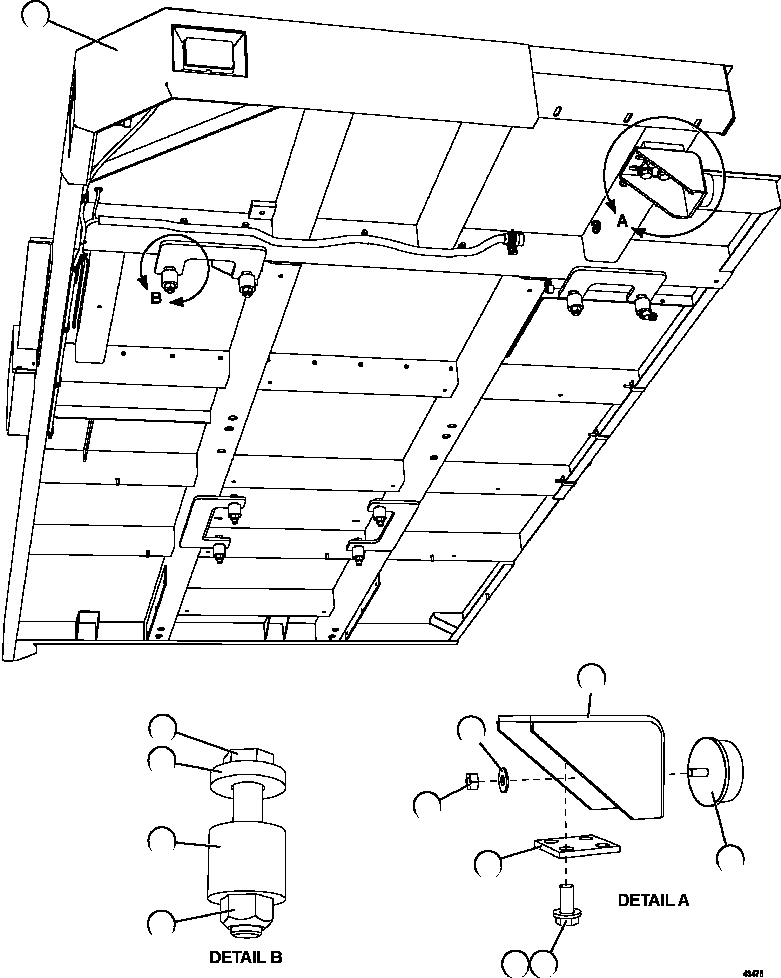 DECK, RH 58E-54-04761 KOMATSU