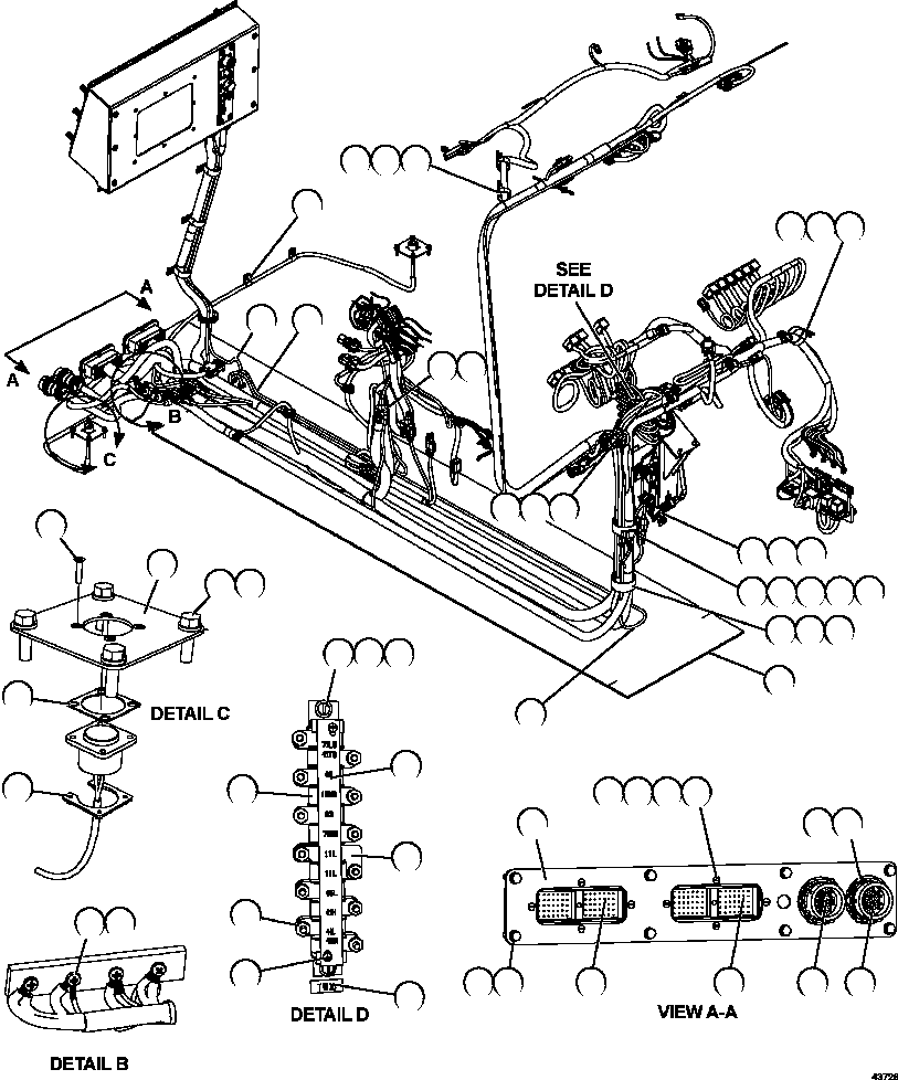 PLUG, 3-POSITION XB6447 KOMATSU