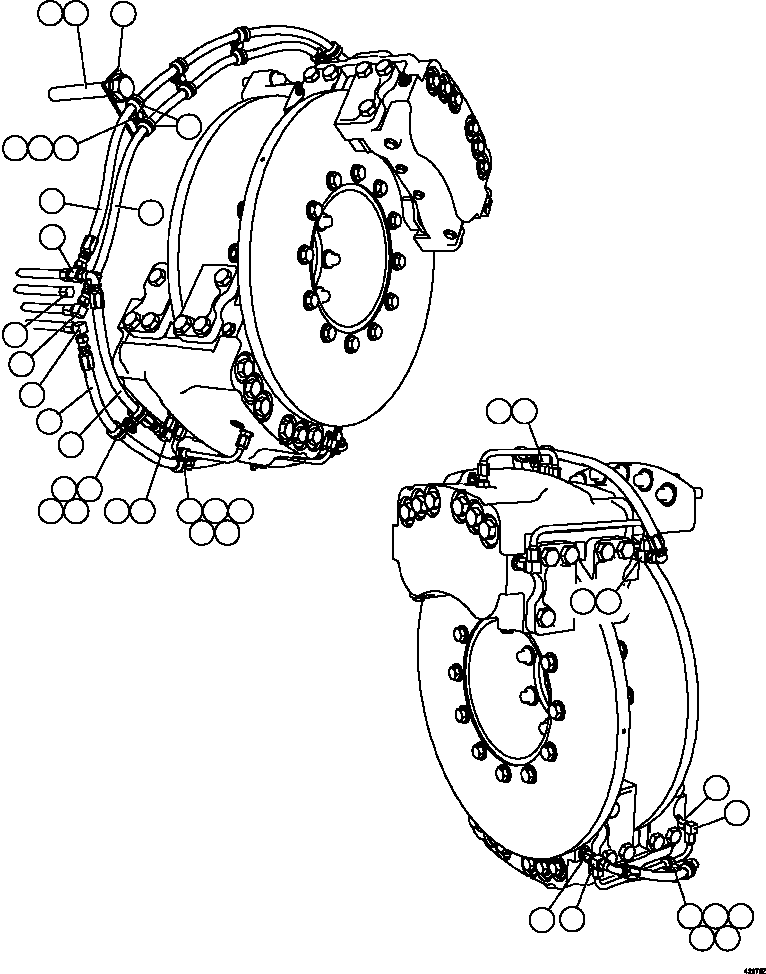 Шланг 58E-60-01800 KOMATSU