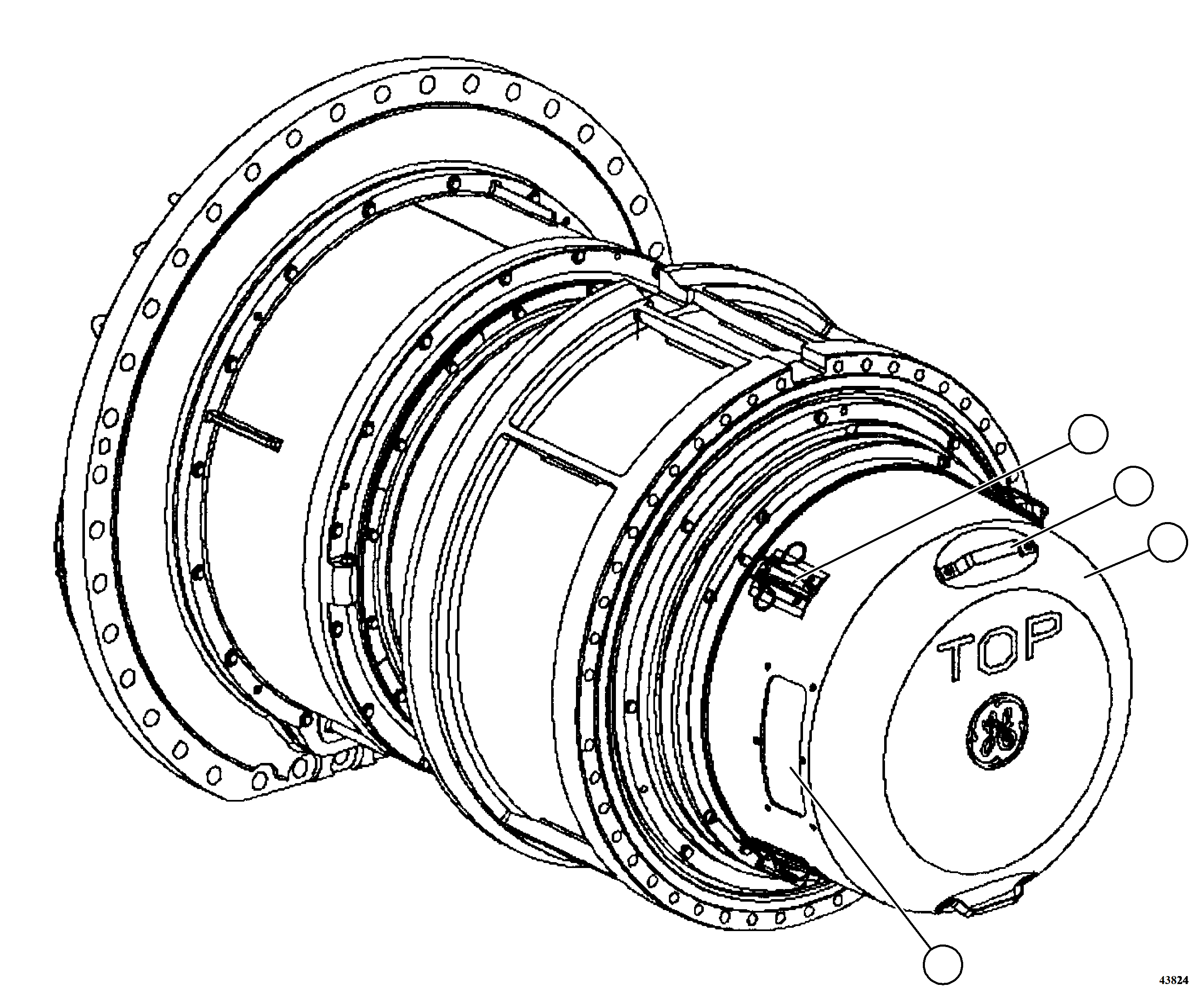 Крышка XA4284 KOMATSU