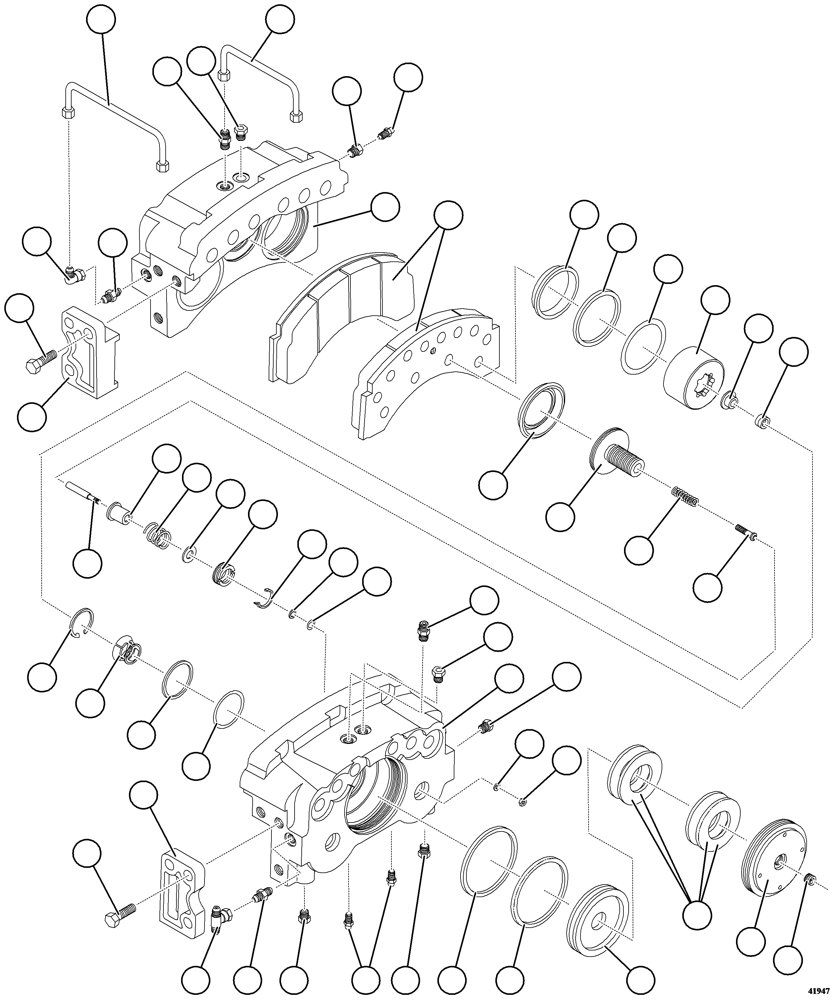 (4) INCLUDED IN XA5113 SPRING KIT. XA5113 KOMATSU