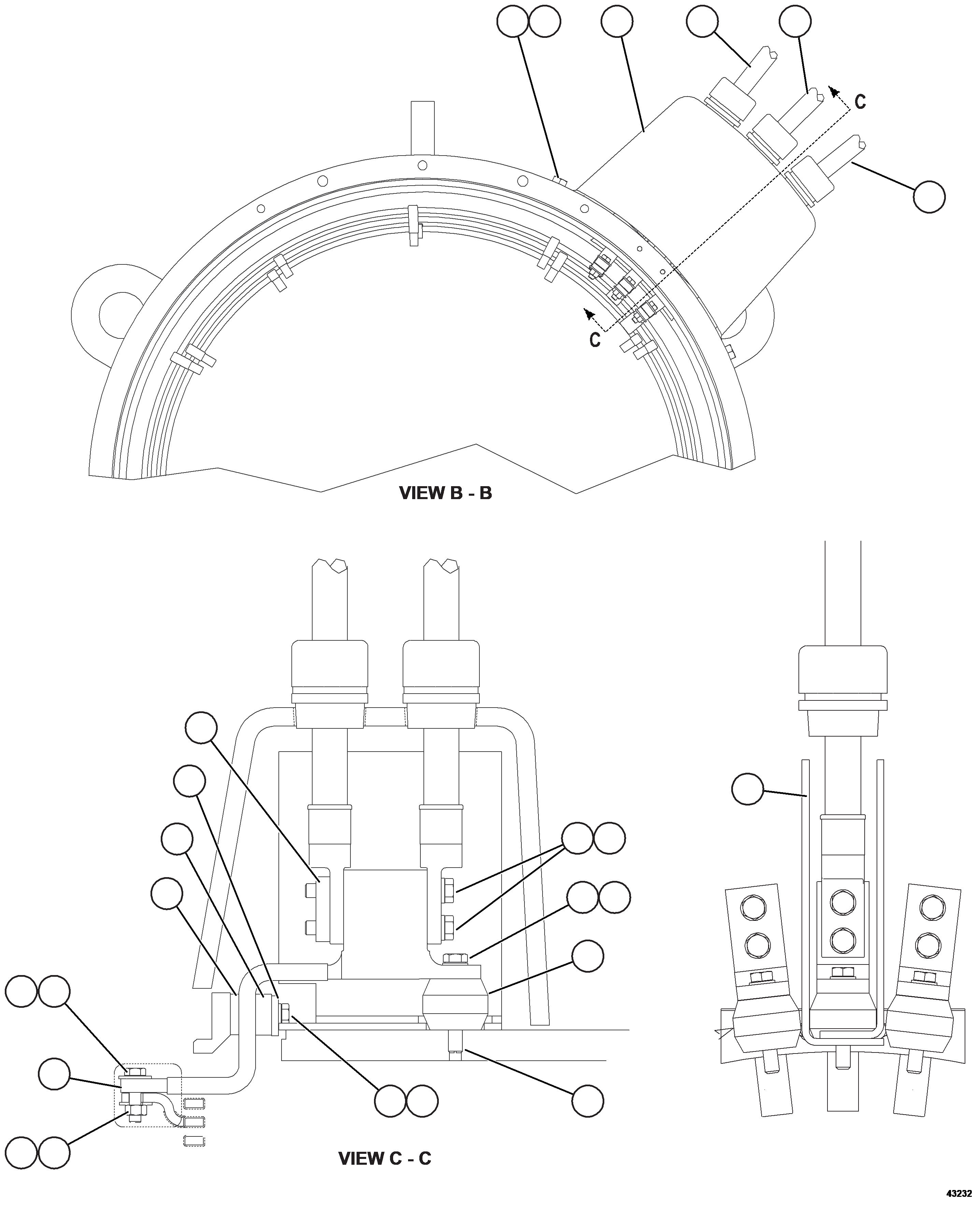 Проставка 58F-43-03170 KOMATSU