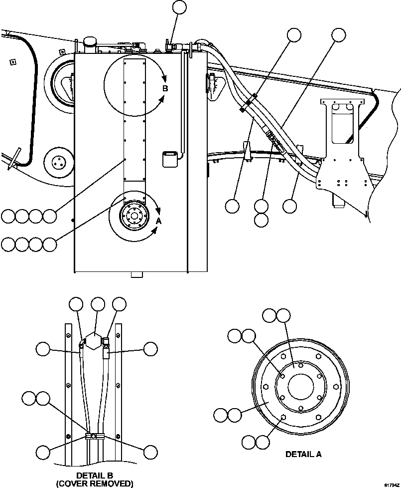 RECEPTACLE ASSEMBLY PC2564 KOMATSU