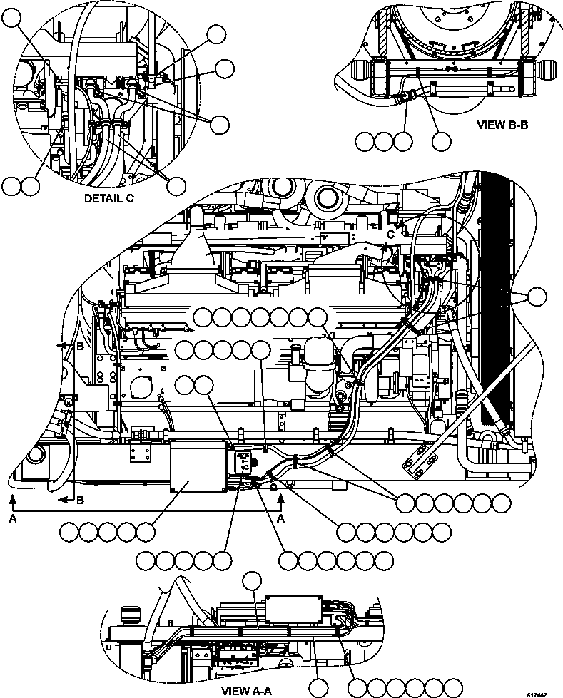 Червячный хомут CD8418 KOMATSU