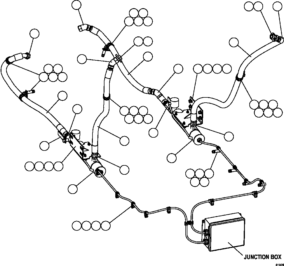 HEATER, ENGINE COOLANT - LH XB7030 KOMATSU