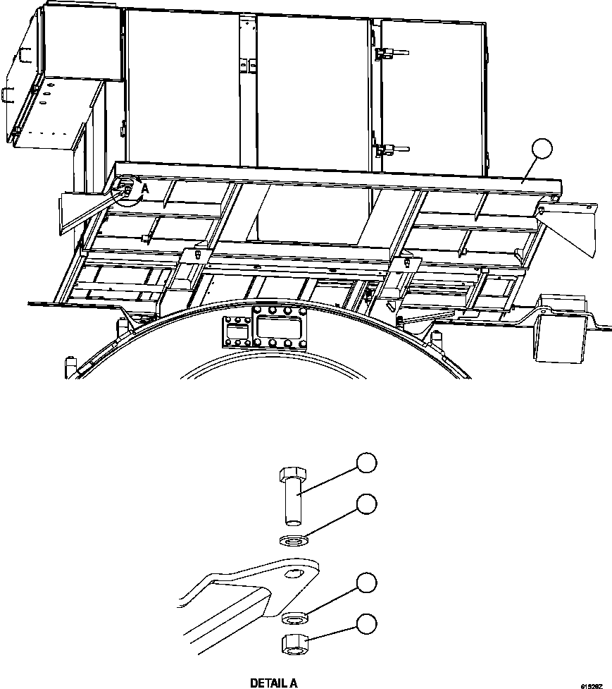 DECK, CENTER XB4572 KOMATSU