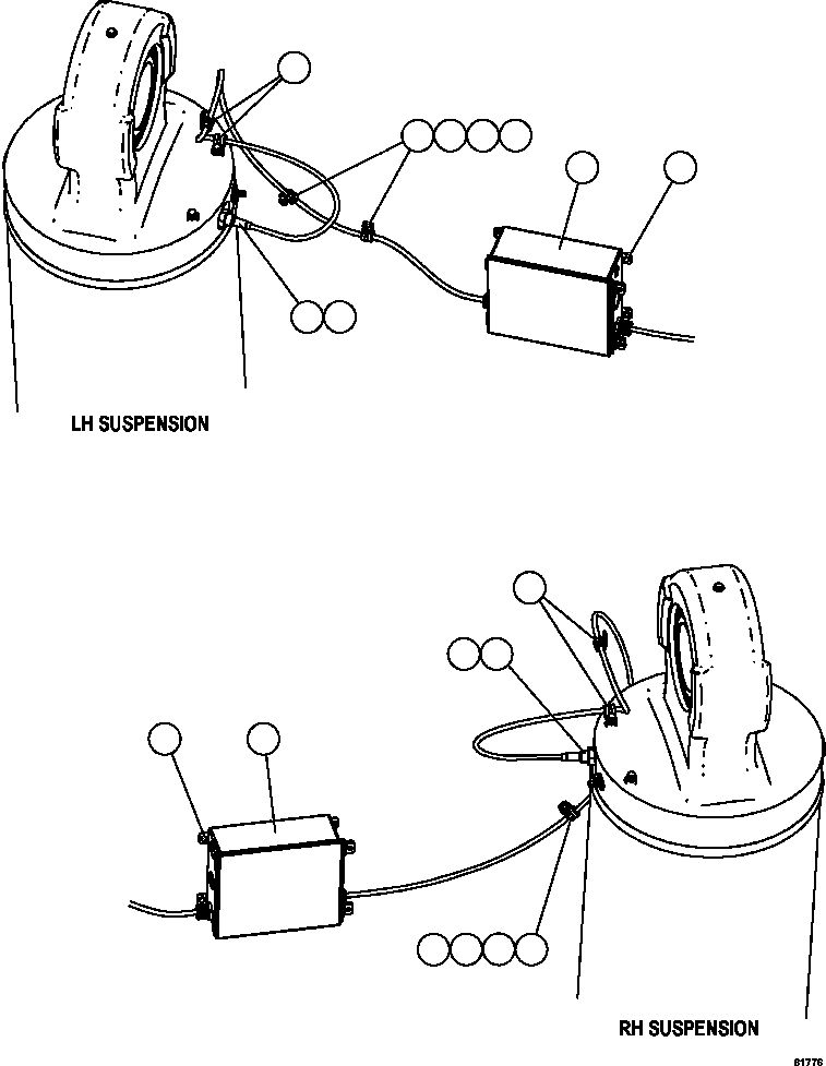 JUNCTION BOX ASSEMBLY - REAR (SEE INDEX) XB5566 KOMATSU