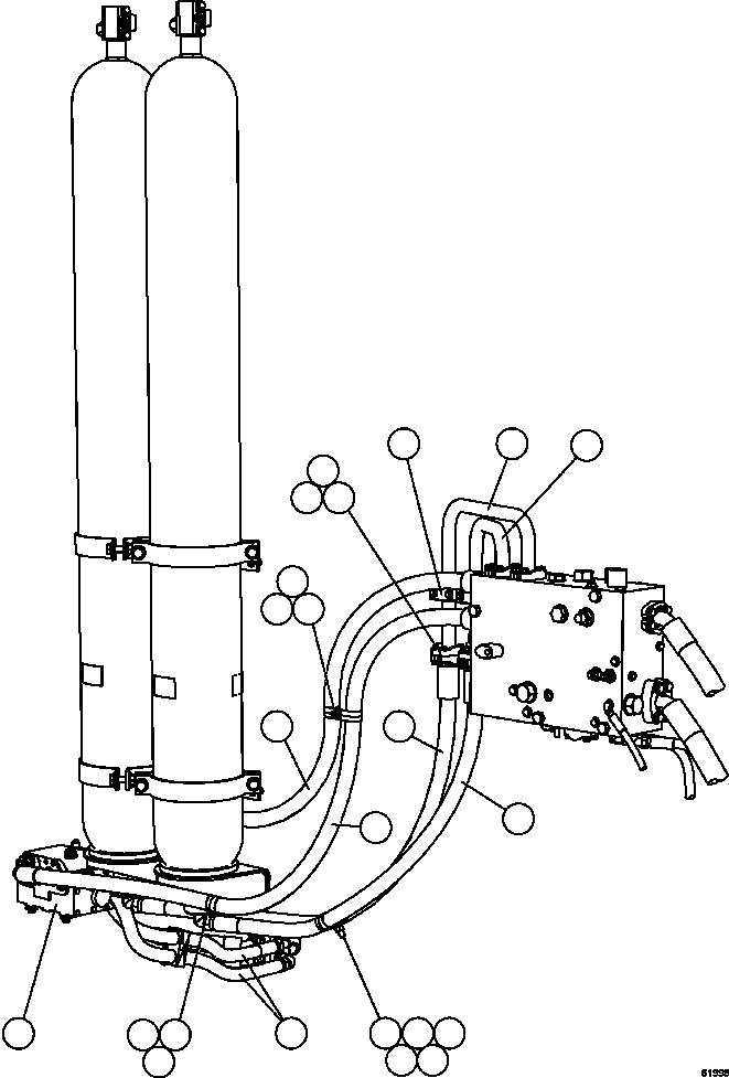 Винт - M6 X 1.00 X 25 MM0360 KOMATSU
