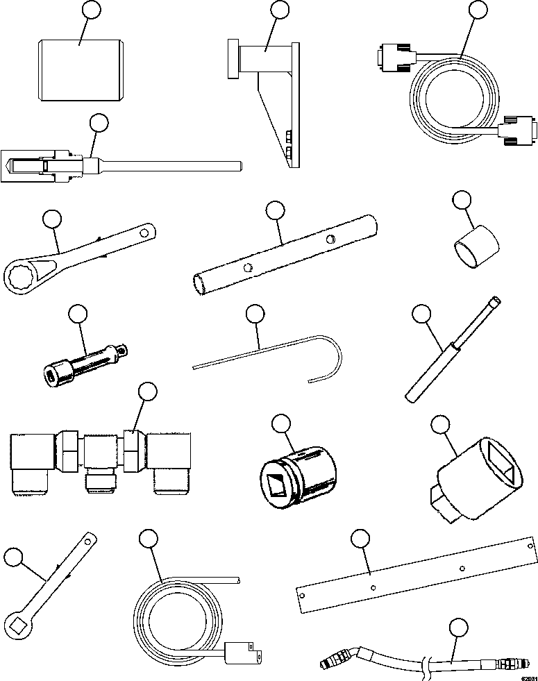 FITTING ASSEMBLY XB7075 KOMATSU