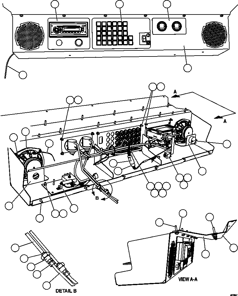 HARNESS, CAB OVERHEAD XC3494 KOMATSU