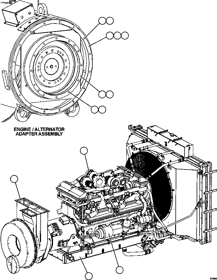 ENGINE (ORDER FROM FACTORY) PC3158 KOMATSU