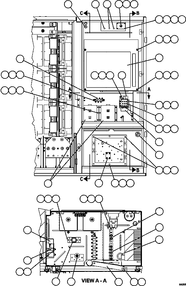 PANEL, ICP (SEE INDEX) 58B-43-00200 KOMATSU