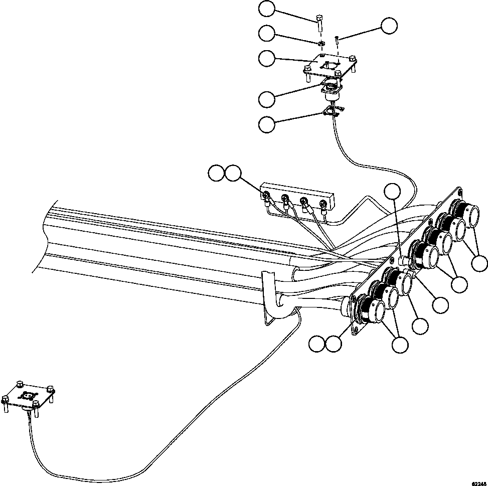 CABLE, GPS PC3135 KOMATSU