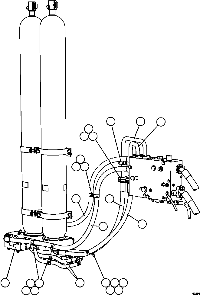 Шланг HA8857 KOMATSU