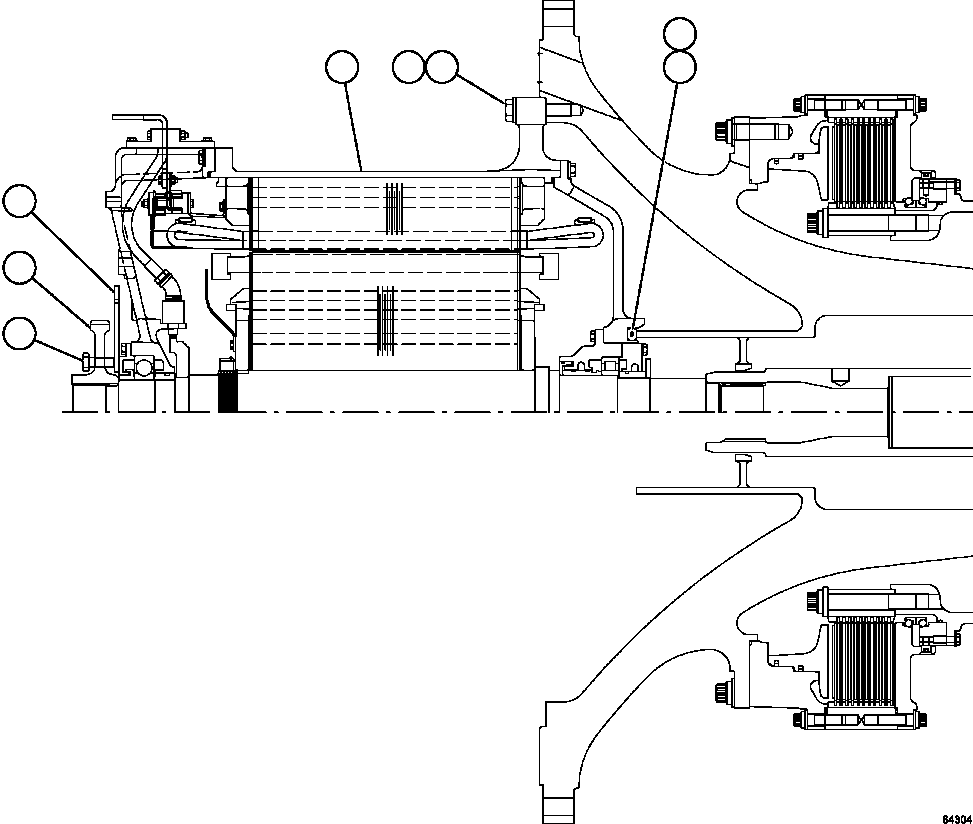 TRANSMISSION, MOTORIZED WHEEL (SEE INDEX) 58F-30-00011 KOMATSU