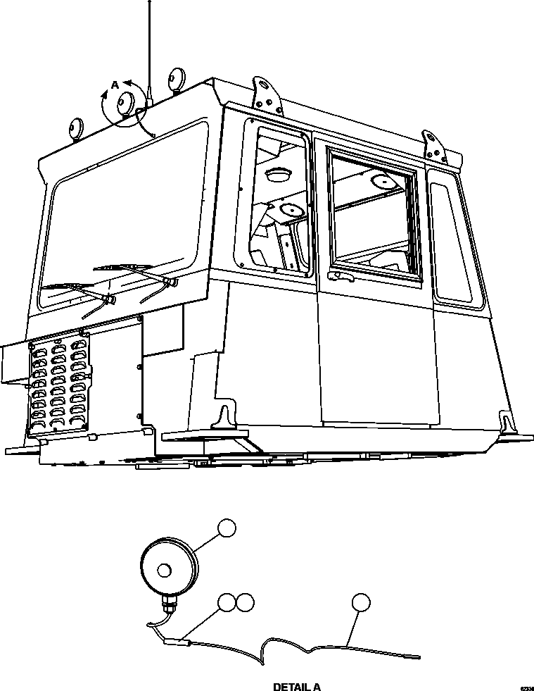 WIRE, RELAY (AUXILIARY CONTROL CABINET) 58F-06-10640 KOMATSU