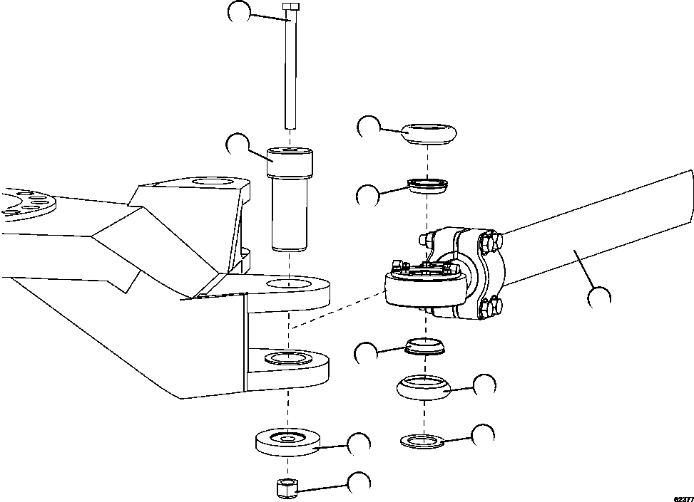 TIE ROD ASSEMBLY (SEE INDEX) 58F-40-00151 KOMATSU