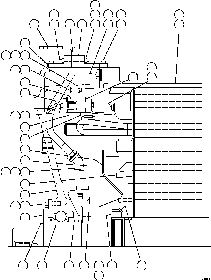 NOTE: (1) INCLUDED IN AK9016 WHEEL MOTOR BEARING KIT. AK9016 KOMATSU